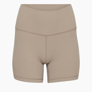 ARITZIA! Golden Butter New Cheeky Hi-Rise 5” Short in Nomad Taupe